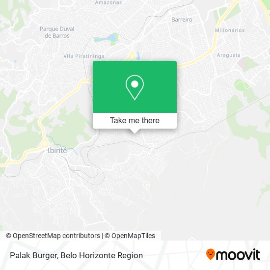 Palak Burger map