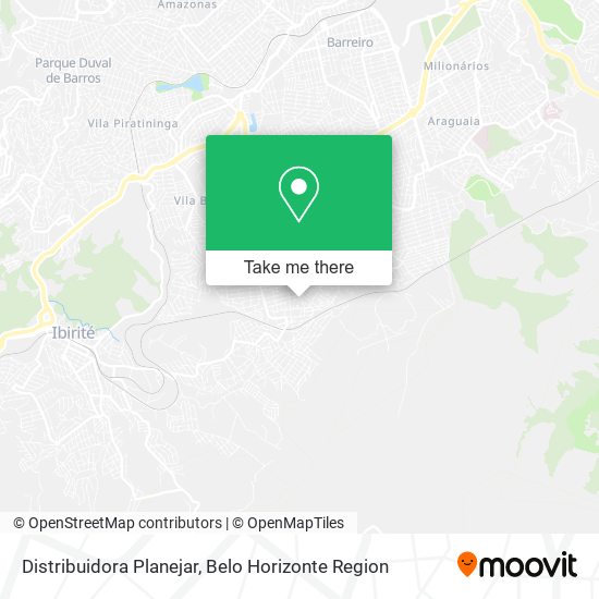 Distribuidora Planejar map