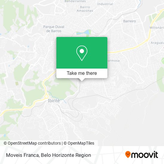 Mapa Moveis Franca