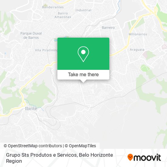 Mapa Grupo Sts Produtos e Servicos