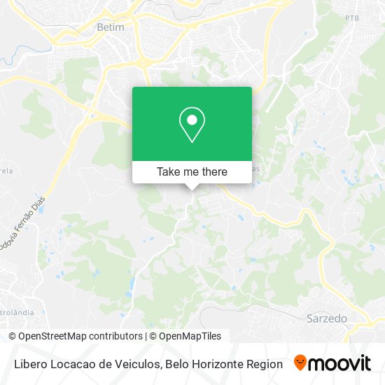 Libero Locacao de Veiculos map