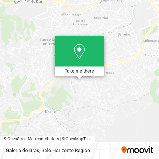 Galeria do Bras map