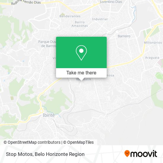 Stop Motos map