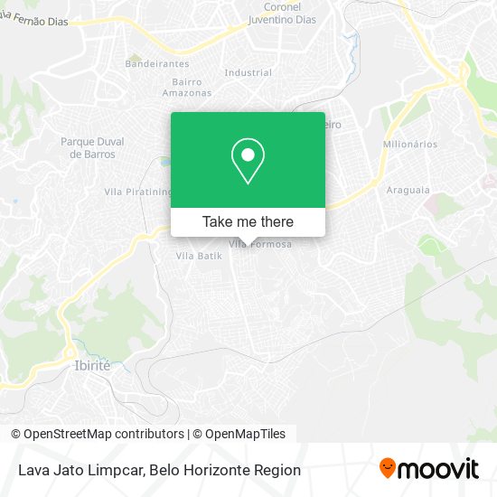 Lava Jato Limpcar map