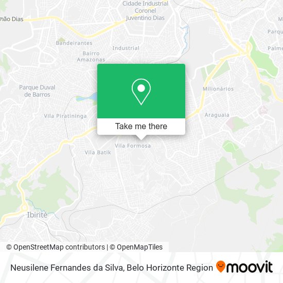 Neusilene Fernandes da Silva map
