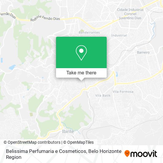 Belissima Perfumaria e Cosmeticos map