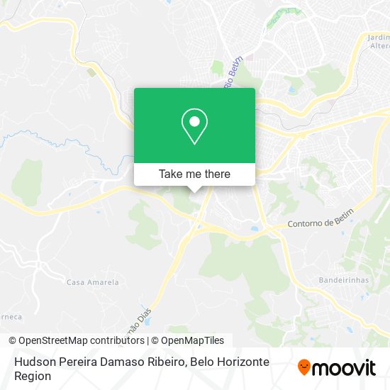 Hudson Pereira Damaso Ribeiro map