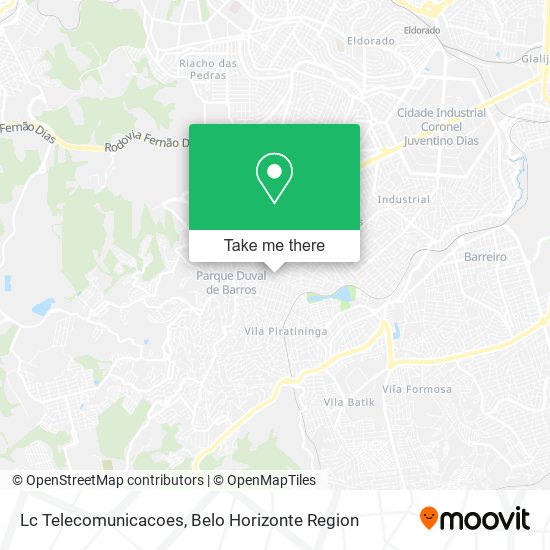 Lc Telecomunicacoes map