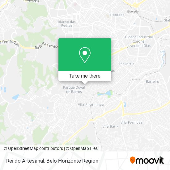 Rei do Artesanal map