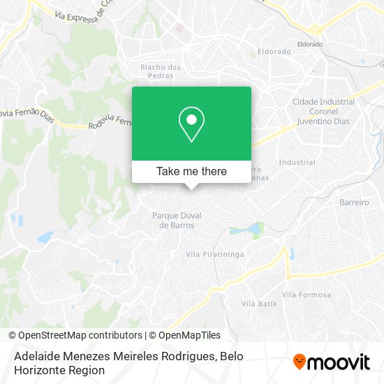 Adelaide Menezes Meireles Rodrigues map