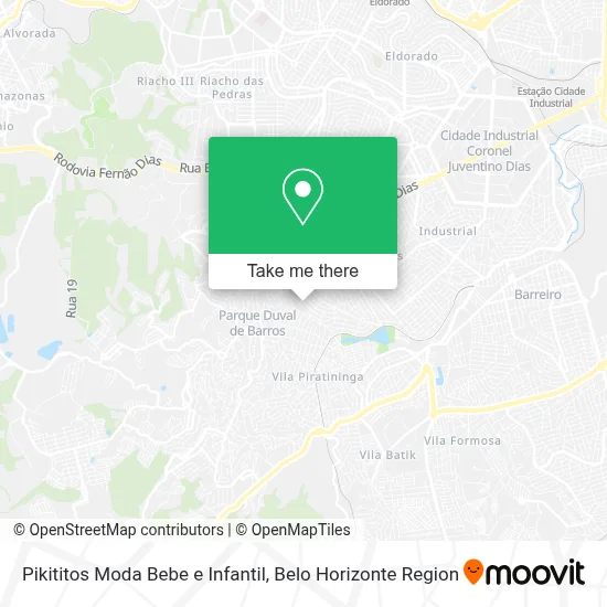 Pikititos Moda Bebe e Infantil map