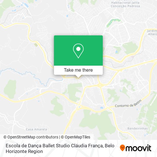 Escola de Dança Ballet Studio Cláudia França map