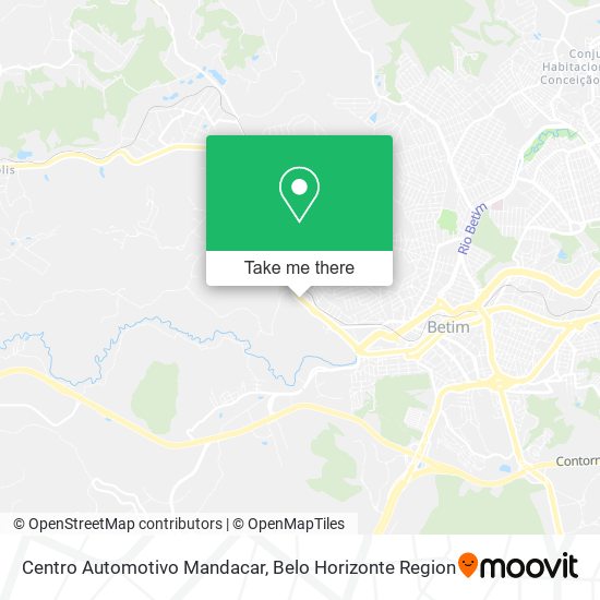 Centro Automotivo Mandacar map