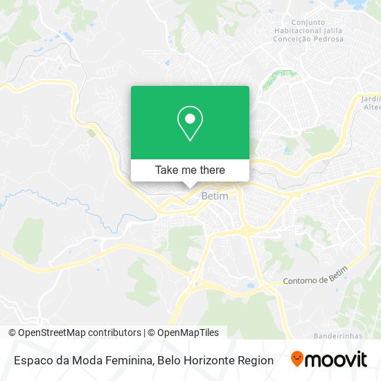 Espaco da Moda Feminina map