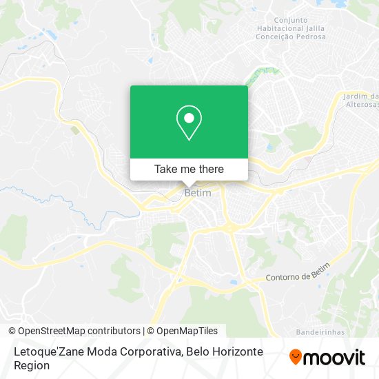 Letoque'Zane Moda Corporativa map