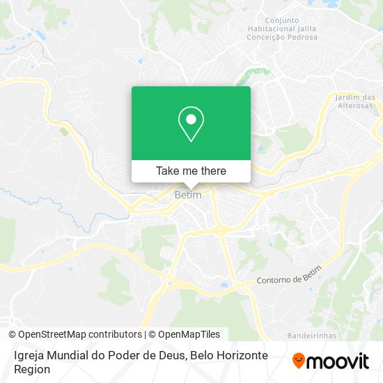 Igreja Mundial do Poder de Deus map