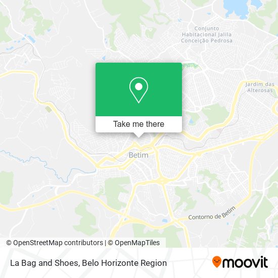 La Bag and Shoes map