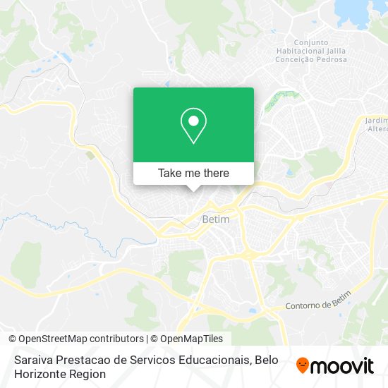 Saraiva Prestacao de Servicos Educacionais map