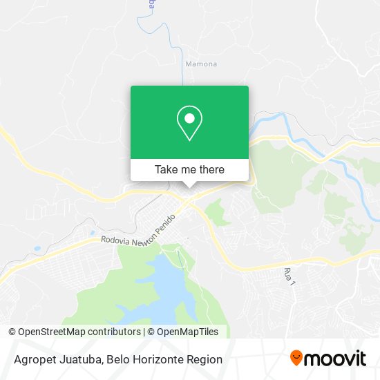 Agropet Juatuba map