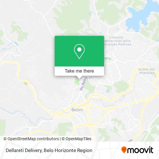 Dellareti Delivery map