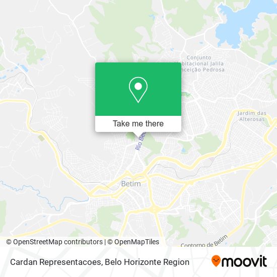 Cardan Representacoes map