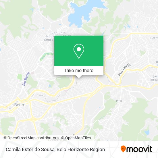 Camila Ester de Sousa map