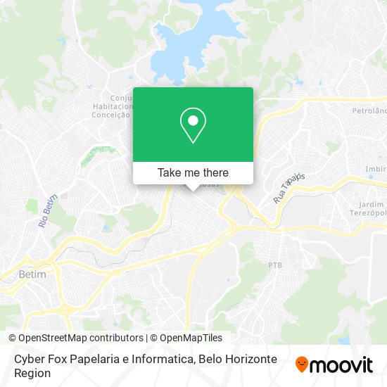 Mapa Cyber Fox Papelaria e Informatica