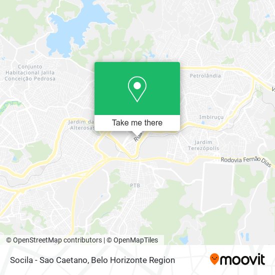Socila - Sao Caetano map