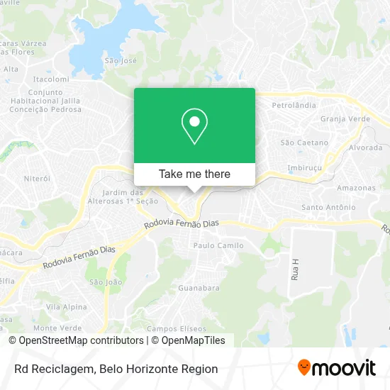 Rd Reciclagem map