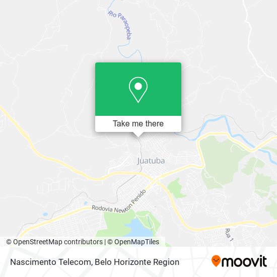 Nascimento Telecom map