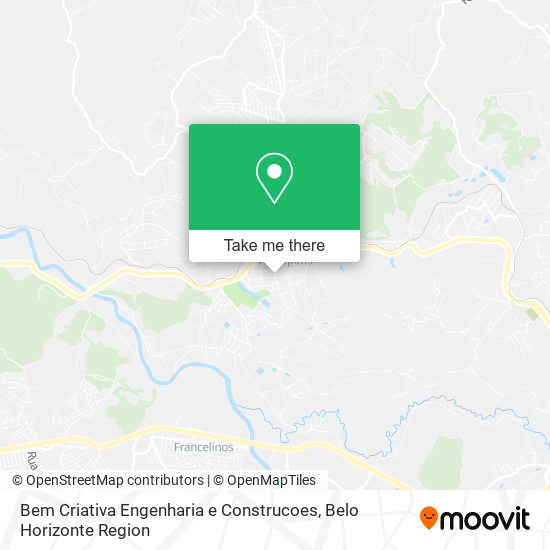 Bem Criativa Engenharia e Construcoes map