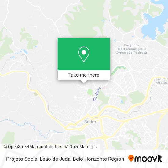 Projeto Social Leao de Juda map