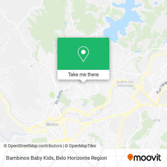 Bambinos Baby Kids map