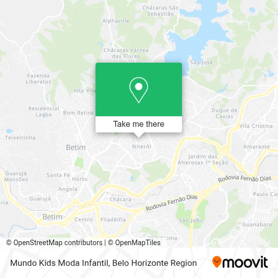 Mundo Kids Moda Infantil map