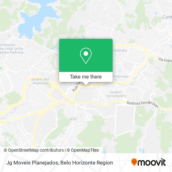 Jg Moveis Planejados map