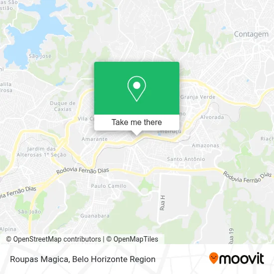 Roupas Magica map