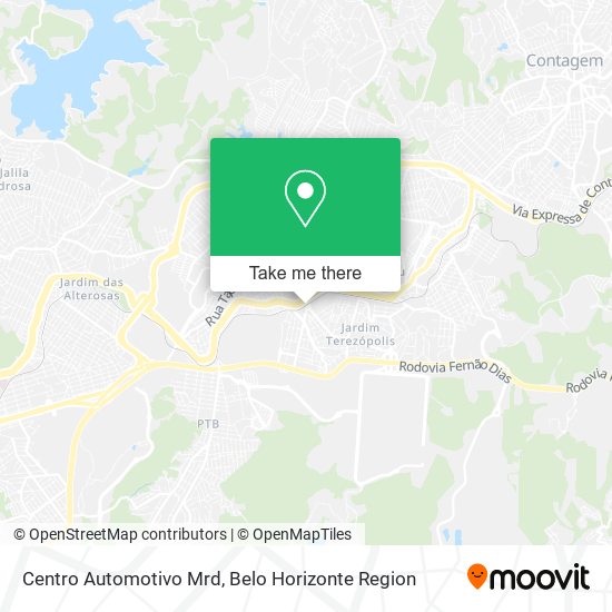 Centro Automotivo Mrd map