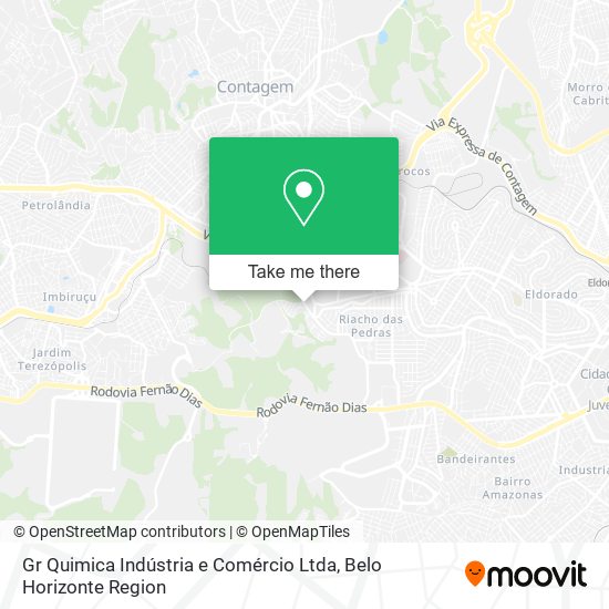 Gr Quimica Indústria e Comércio Ltda map