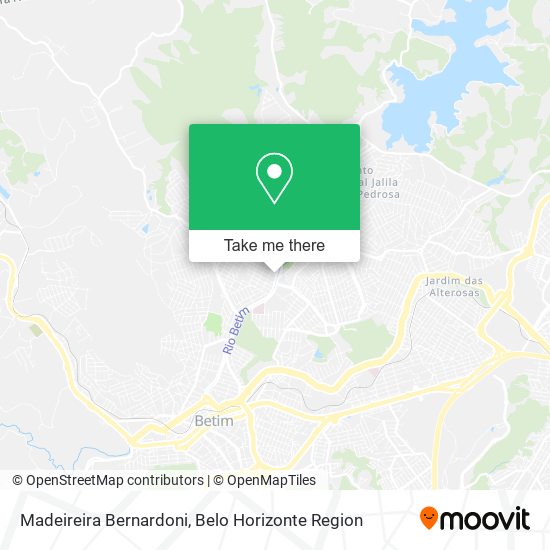 Madeireira Bernardoni map