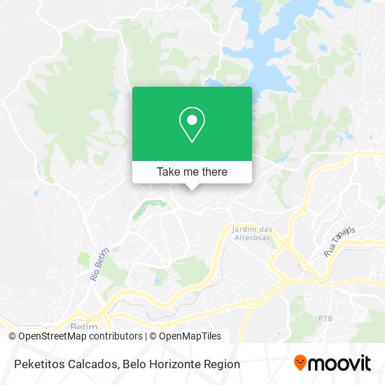 Peketitos Calcados map