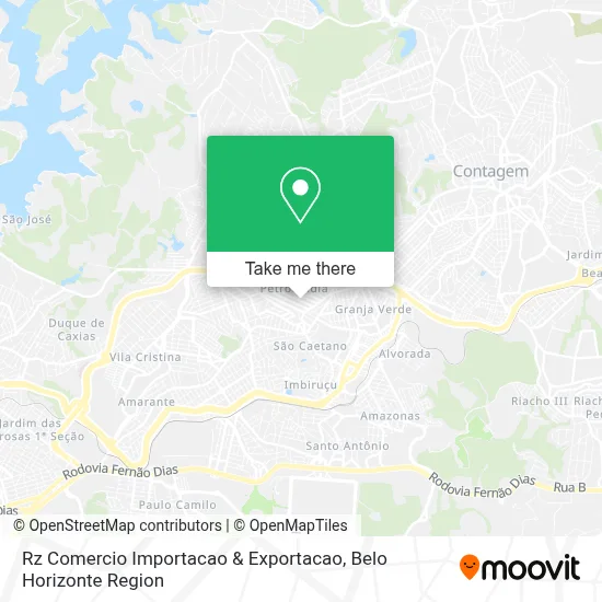 Rz Comercio Importacao & Exportacao map