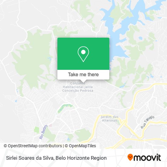 Sirlei Soares da Silva map
