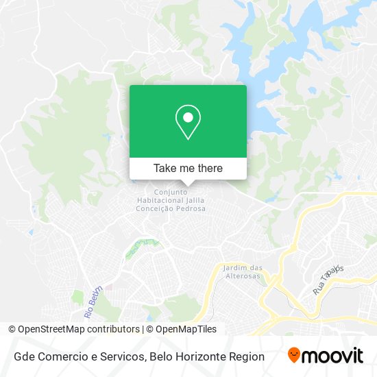 Gde Comercio e Servicos map