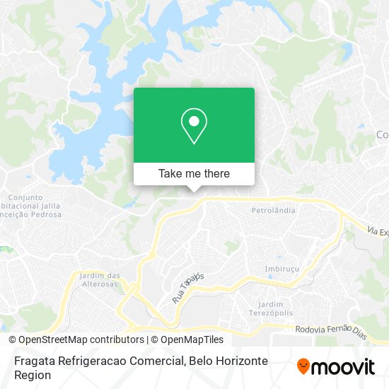 Fragata Refrigeracao Comercial map