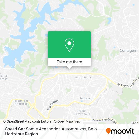 Speed Car Som e Acessorios Automotivos map