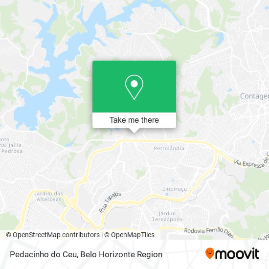 Mapa Pedacinho do Ceu