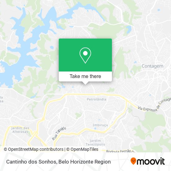 Cantinho dos Sonhos map
