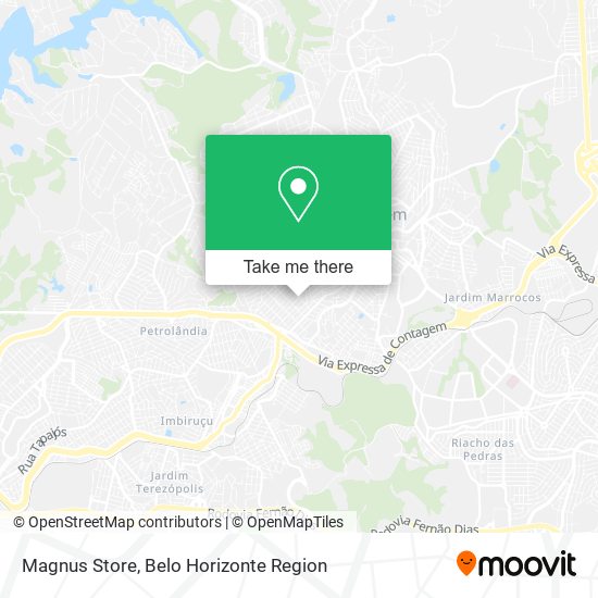 Mapa Magnus Store