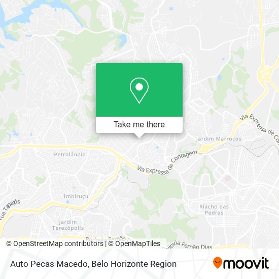 Auto Pecas Macedo map