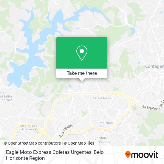 Mapa Eagle Moto Express Coletas Urgentes